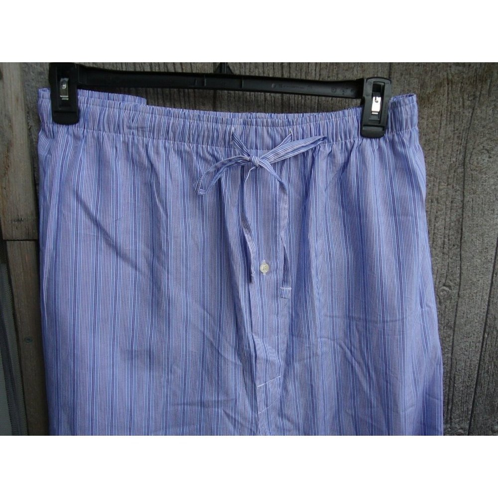 New Ralph Lauren Polo PJ Pajama Bottoms Striped Drawstring 4XL 100% Cotton NWT